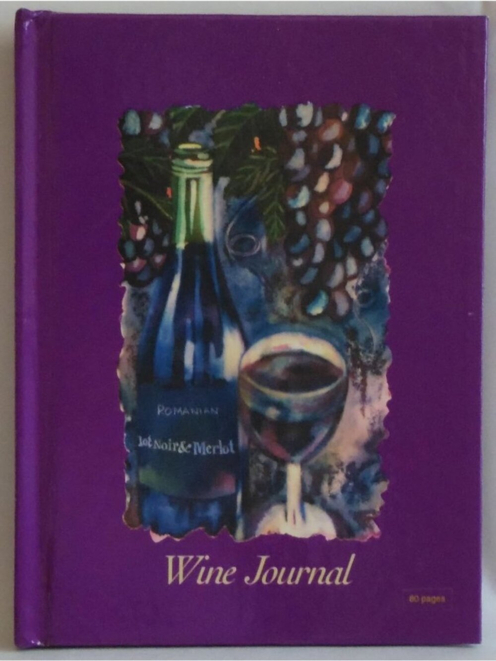Wine Journal 80 pages Has description of wines and pages to describe what where